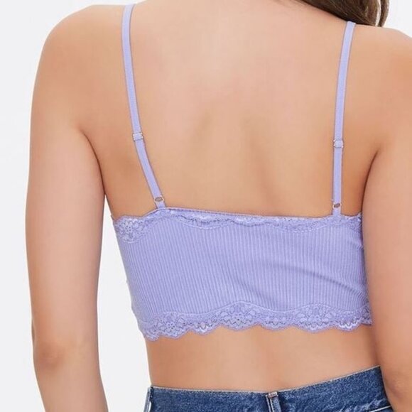 Forever 21 Lavender Lace Seamless Bralette - Picture 2 of 6